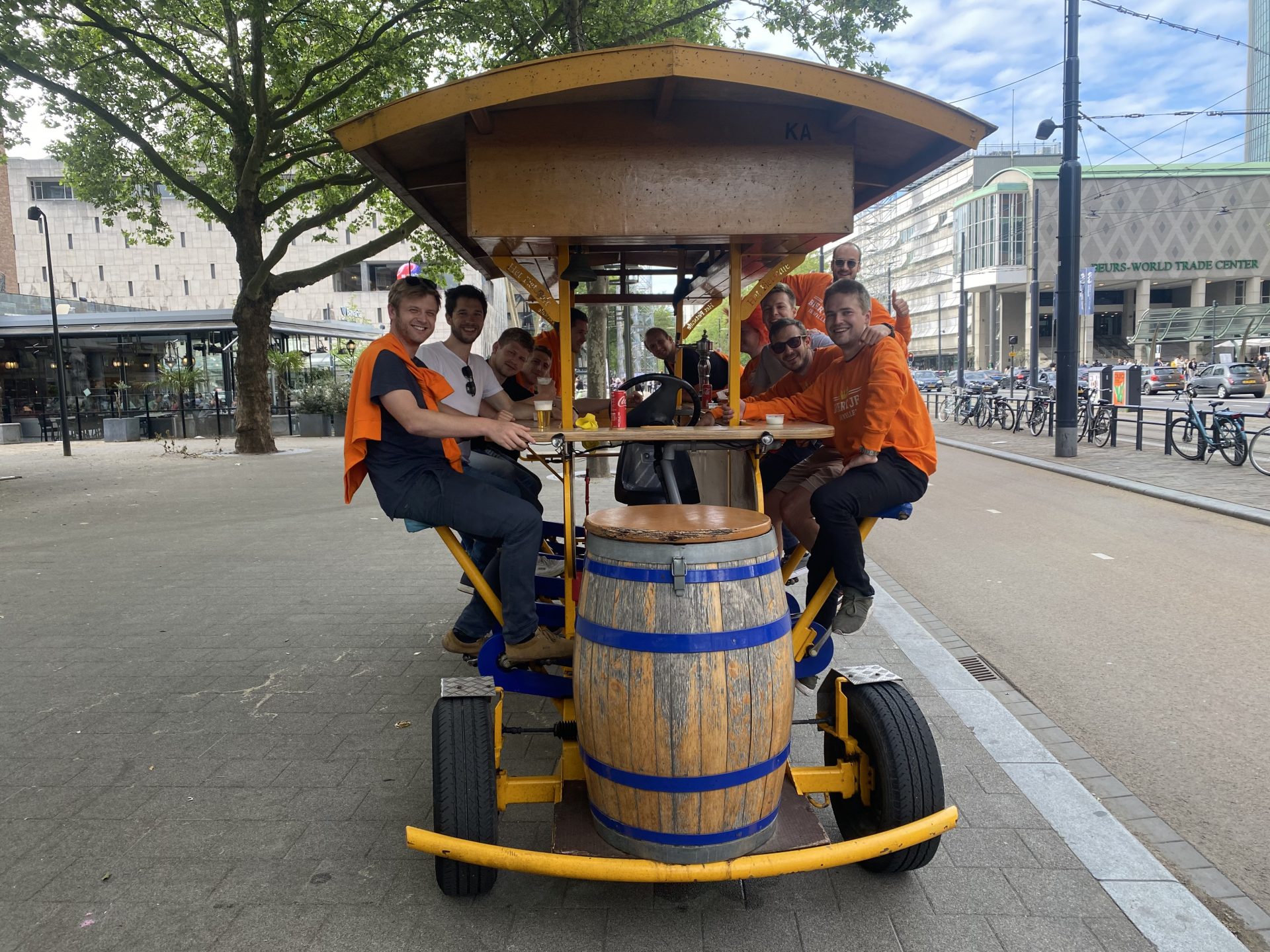 Bierfiets - Vélo à bière - Amsterdam - Rotterdam - Prosecco Bike - proseccofiets